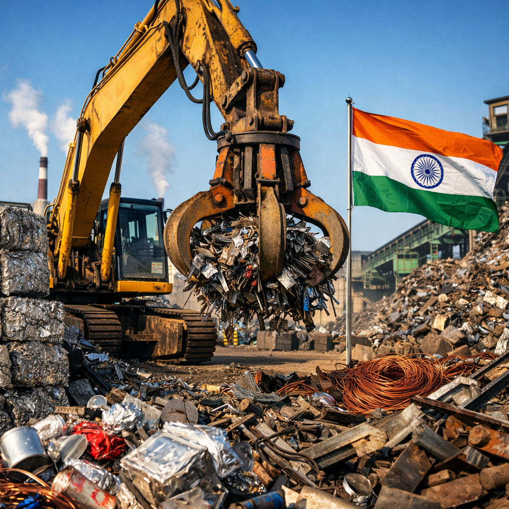 Recycling Industry Urges Open Scrap Trade Ahead of India’s 2026 Budget